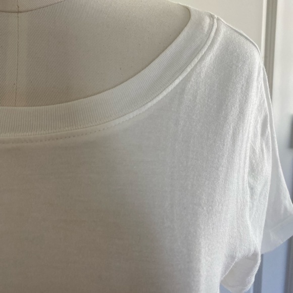 Maeve Anthropologie white crop tee - Picture 7 of 7